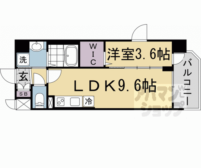 【ソルテラス京都ＪＵＪＯ華】間取