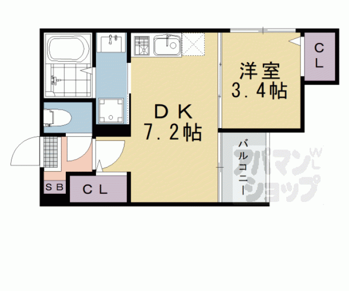 【（仮称）壬生御所ノ内町Ｂ】間取