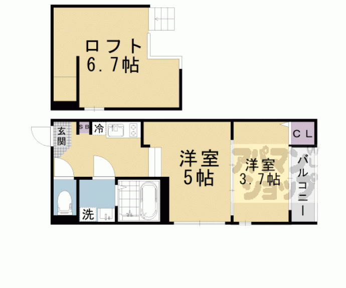 【仮称)東野八反畑町A】間取