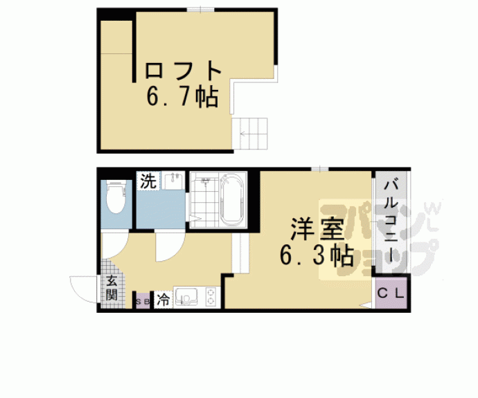 【仮称）東野八反畑町Ａ】間取