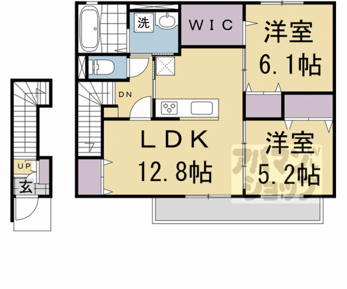 【アムール京都梅小路】間取