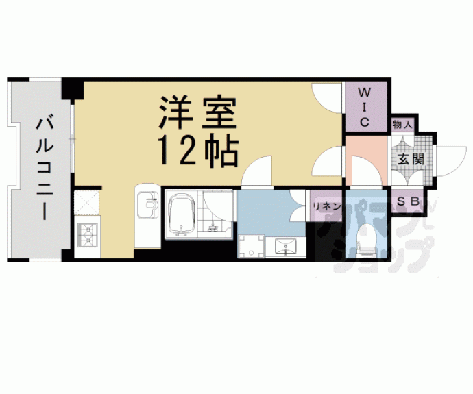 【レーベン京都河原町】間取