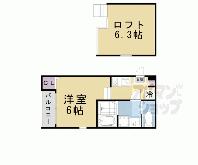 【ハーモニーテラス栗栖野華ノ木町】間取