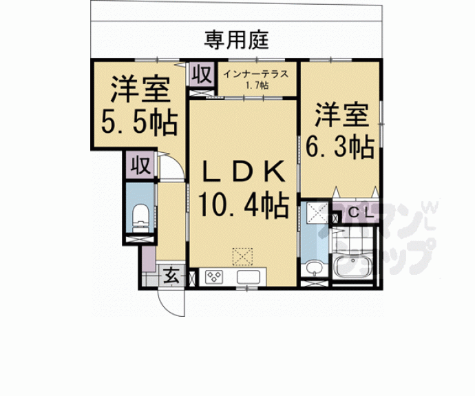 【コラソン江戸町】間取