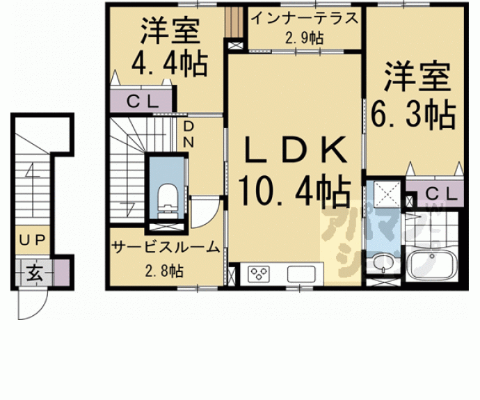 【コラソン江戸町】間取