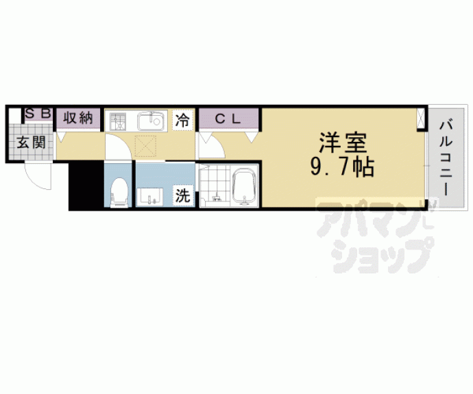 【オーサムヴィレッジ京都桂】間取