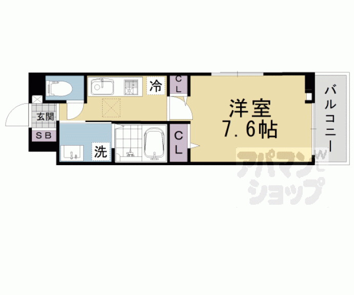 【オーサムヴィレッジ京都桂】間取