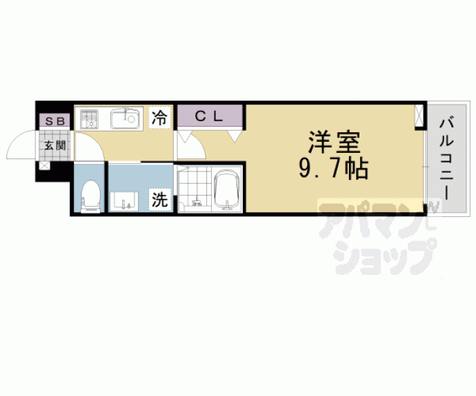 【オーサムヴィレッジ京都桂】間取