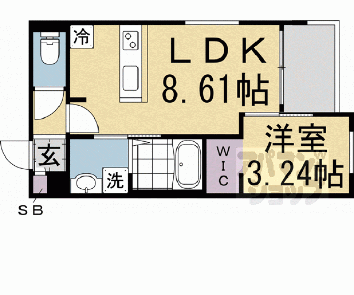 【ＲＥＧＡＬＥＳＴ五条大宮】間取
