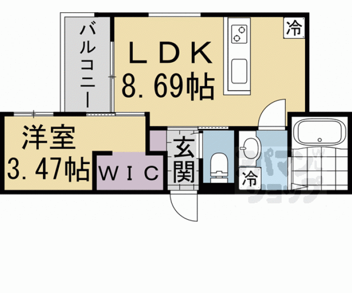 【REGALEST五条大宮】間取