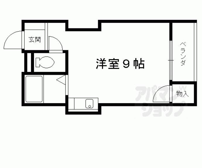 【サンシャインシルク嵯峨】間取