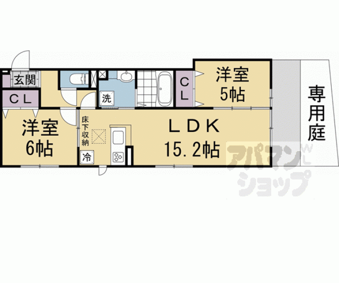 【仮称)D-ROOM右京区西院小米町】間取