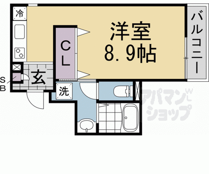 【仮称)上京区堀出シ町 新築計画】間取
