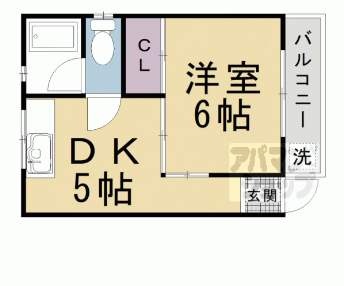 【きよしマンション】間取