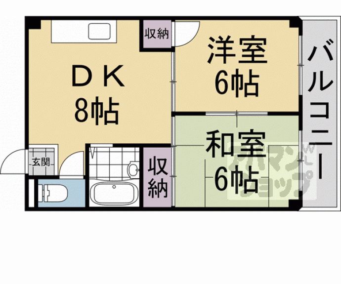【グレース嵐山】間取