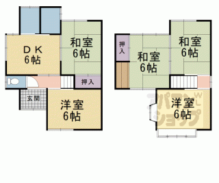 【物集女町森ノ上貸家】