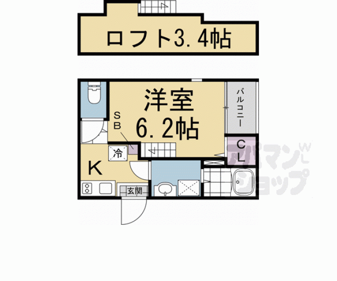 【Kyo Maison伏見】間取