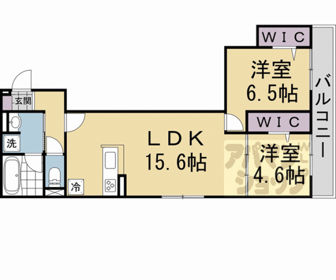 【ハイダウェイ両替町】間取