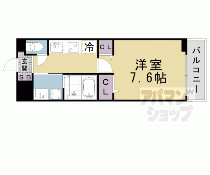 【ベルフォレ大津京】間取