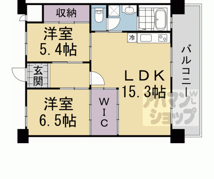 【醍醐東市営住宅 11棟】間取