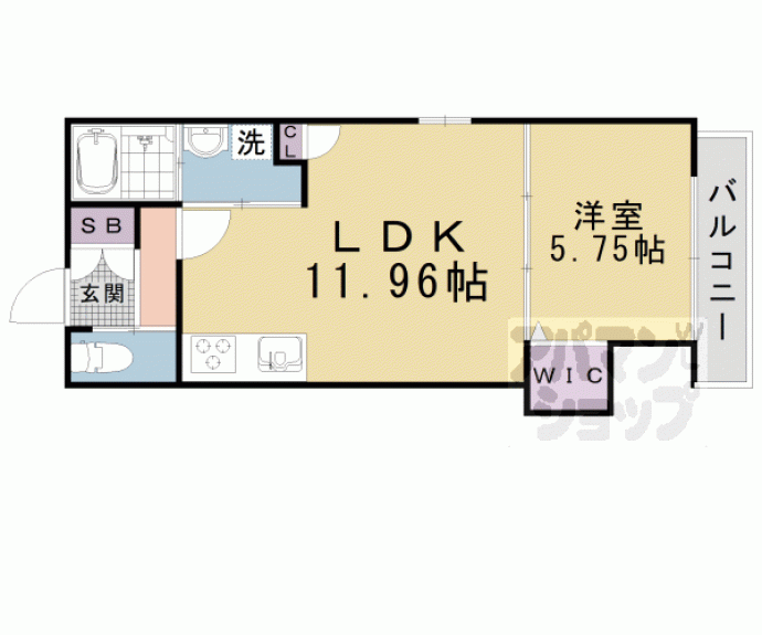 【ＢＲＩＧＨＥＮＣＥ御陵南ＷＥＳＴ】間取