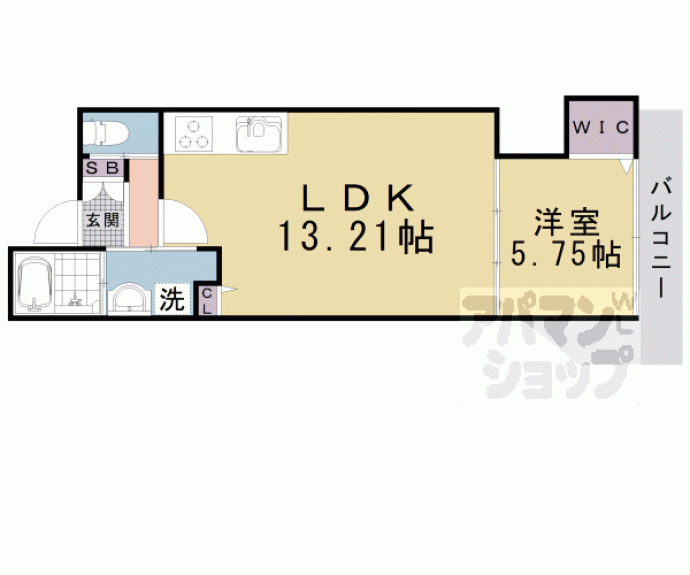 【BRIGHENCE御陵南WEST】間取