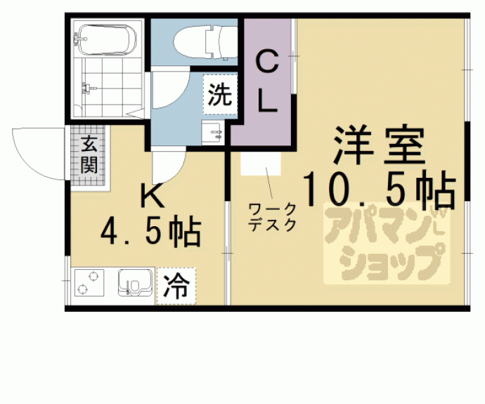 【ベルドール膳所】間取