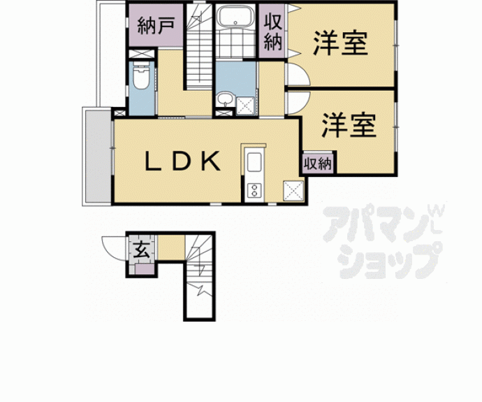 【ユアメゾン加茂街道】間取