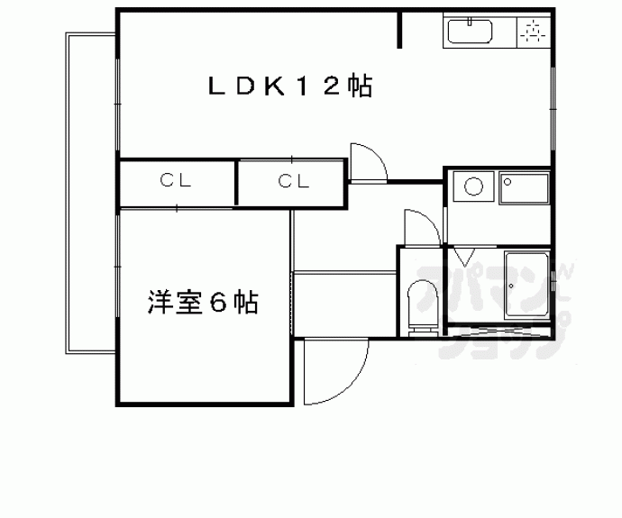 【ビューテラス山科】間取