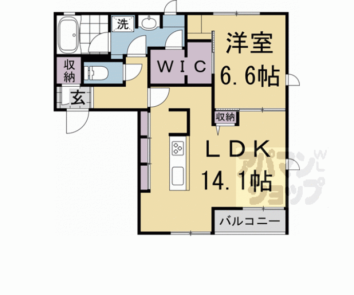 【アネックス澤野井】間取