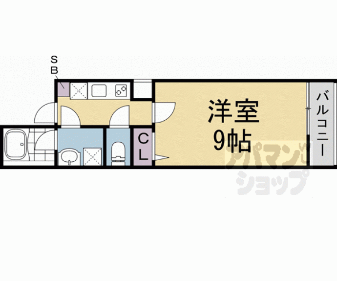 【Ｌａ　Ｆｉｔｅ　Ｋｙｏｔｏ　ＯＩＫＥ　ＷＥＳＴ】間取