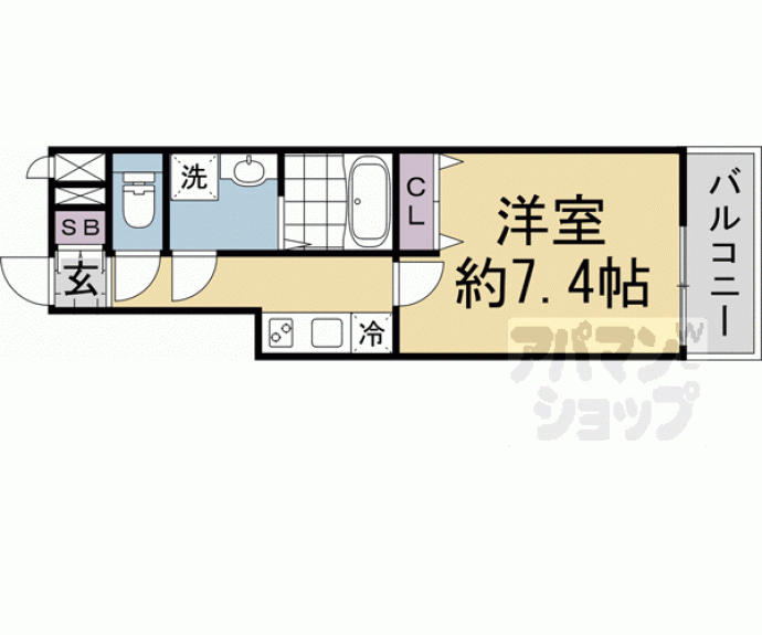 【ＴＨＥＯＲＹ　ＫＹＯＴＯ　ＡＵＲＡ】間取