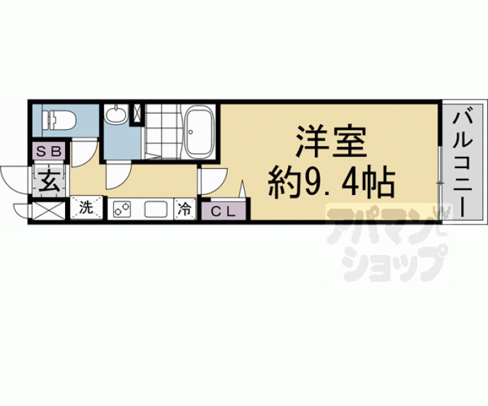 【ＴＨＥＯＲＹ　ＫＹＯＴＯ　ＡＵＲＡ】間取