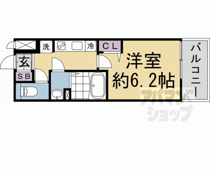 【ＴＨＥＯＲＹ　ＫＹＯＴＯ　ＡＵＲＡ】間取