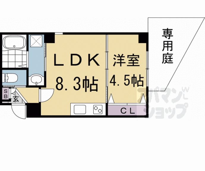 【（仮称）右京区西院清水町ＰＪ】間取