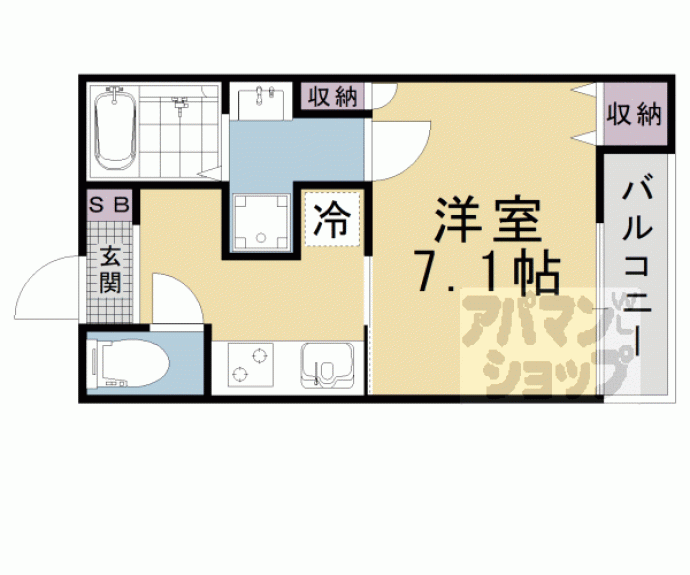 【仮称）大津市松原町新築マンション】間取