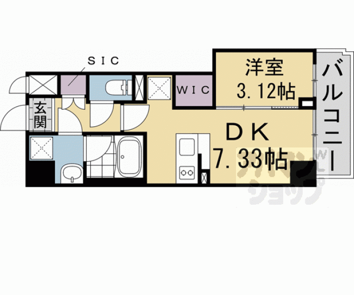 【ＬＷ京都桜邸】間取