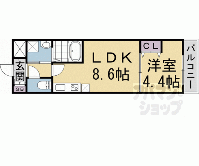 【仮称）伏見区新町一丁目マンション】間取