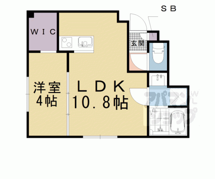 【仮称）イオ・リアン坂本Ⅱ】間取