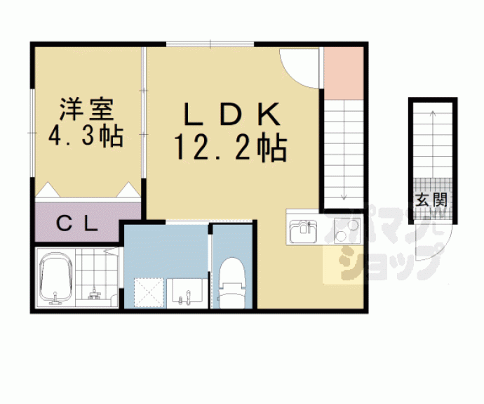 【仮称)イオ・リアン坂本Ⅱ】間取