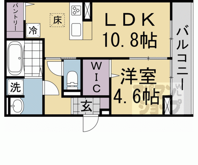 【Ｄ－ＲＯＯＭ伏見駅前】間取