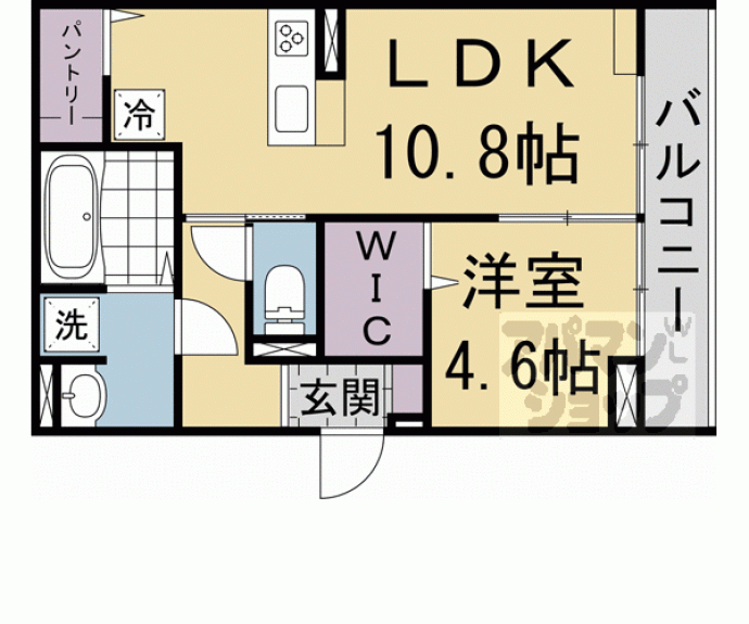【Ｄ－ＲＯＯＭ伏見駅前】間取