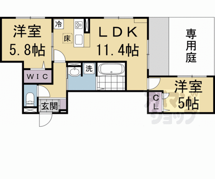 【D-ROOM伏見駅前】間取