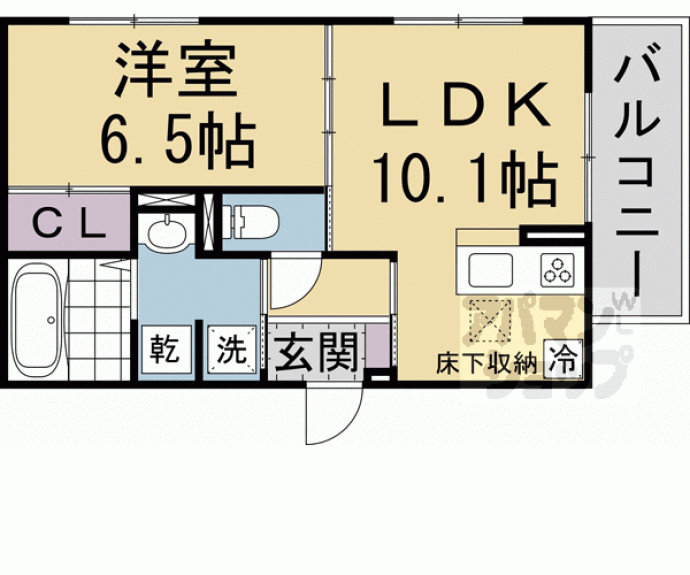 【ＧＲＡＭＭ西伊達】間取