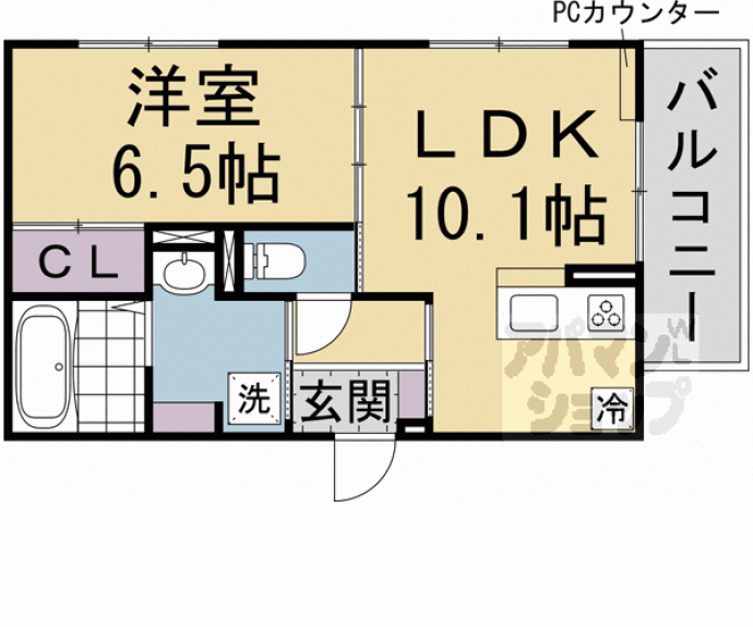 【ＧＲＡＭＭ西伊達】間取