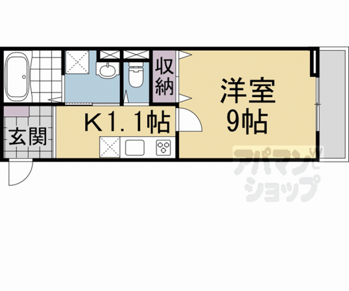 【ユアメゾン西賀茂】間取