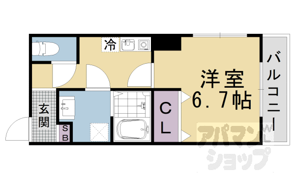 【ルミエール梛】間取