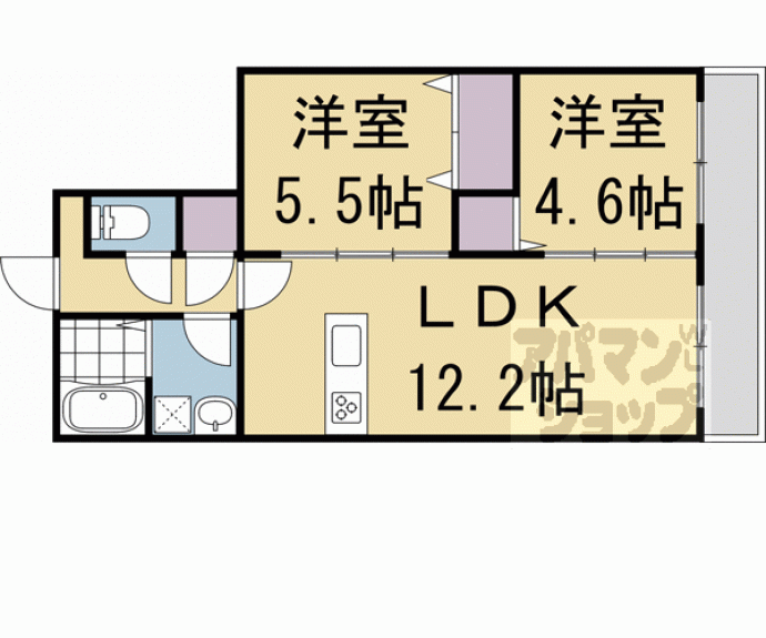 【フローリア京都】間取