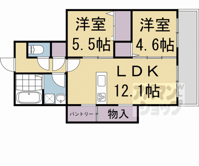 【フローリア京都】間取