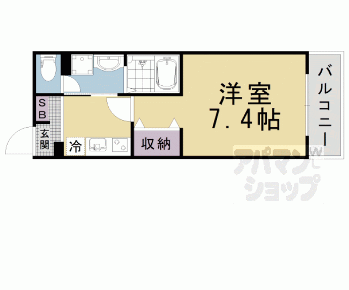【仮称）大津市御幸町マンション】間取